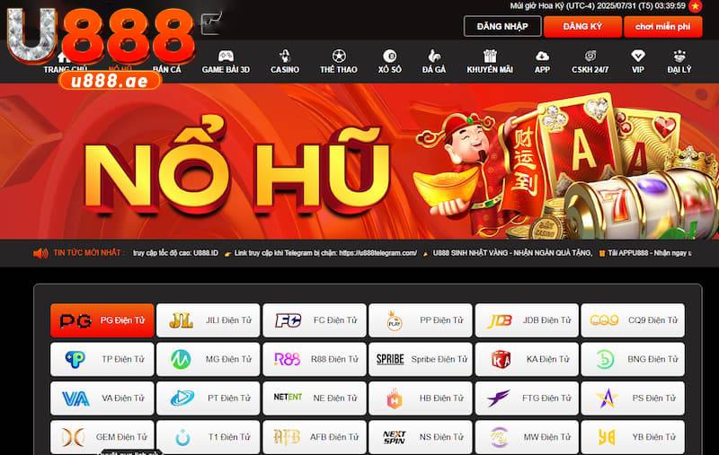 U888 31 Nổ hũ đổi thưởng